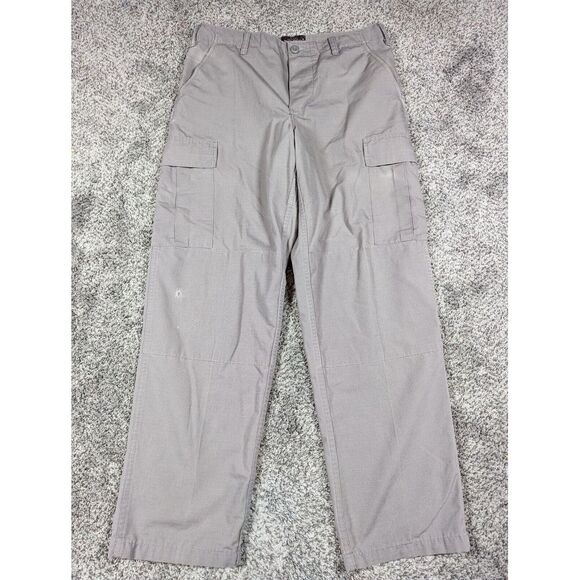 Baggy Tru Spec Pants Mens 34x31 Gray‎ Pro Grade Cargo Ripstop Paratrooper - Picture 1 of 14